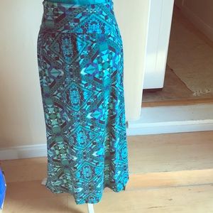 NWOT Mossimo Aztec Print Long Skirt